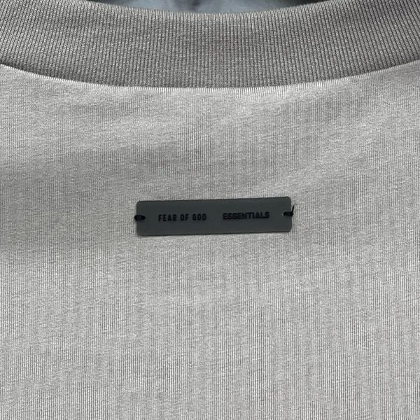 Áo Fear of God Essentials Campus 90's Short Sleeve Tee Smoke Gray - 125SU225021FW - 1313