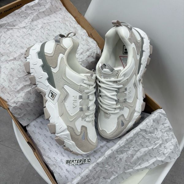 Giày Fila Sneakers Raid Low v2 'White Grey' - 1RM02907G-101 - 1294