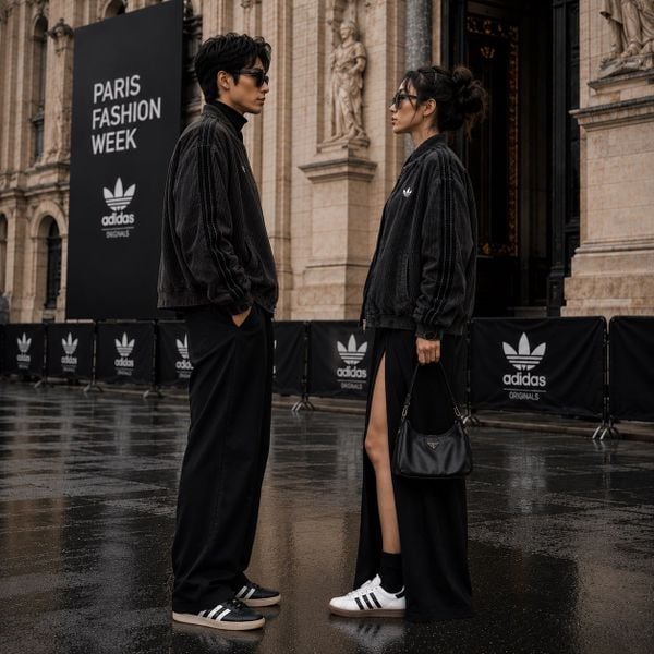 Áo Khoác Adidas Vải Nhung Tăm SST Black - KE5030 - 1234