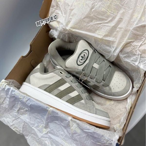 Giày Adidas Campus 00s Beta Putty Grey Olive Strata - IH8605 - 1111