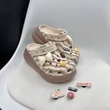 Giày Clog Unisex Crocs Crush Easy Chic - Latte - 211974-2Q9 - 1138