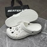 417 - Dép Sandal Clog Unisex Crocs Baya (Trắng / Đen)