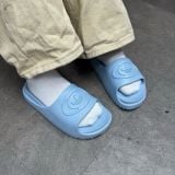 974 - Dép Adidas Adilette Trefoil Badge Slide Blue