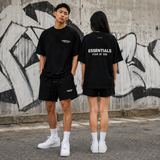 Áo Fear of God Essentials Jersey Crewneck T-Shirt Black SS25 - 125HO244360F - 899