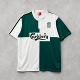 Áo Liverpool FC Retro 95 96 Mens Green White Carlsberg Soccer Jersey - A22HS04 - 1341