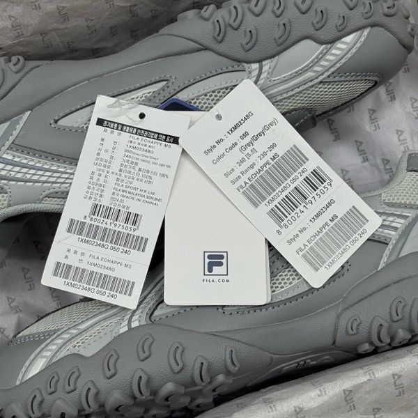 Giày Fila Sneakers Echappe MS 'Grey'  - 1XM02348G-050 - 1291