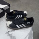 890 - Giày Adidas VL Court 2.0 ‘Black White Gum’ - ID6017