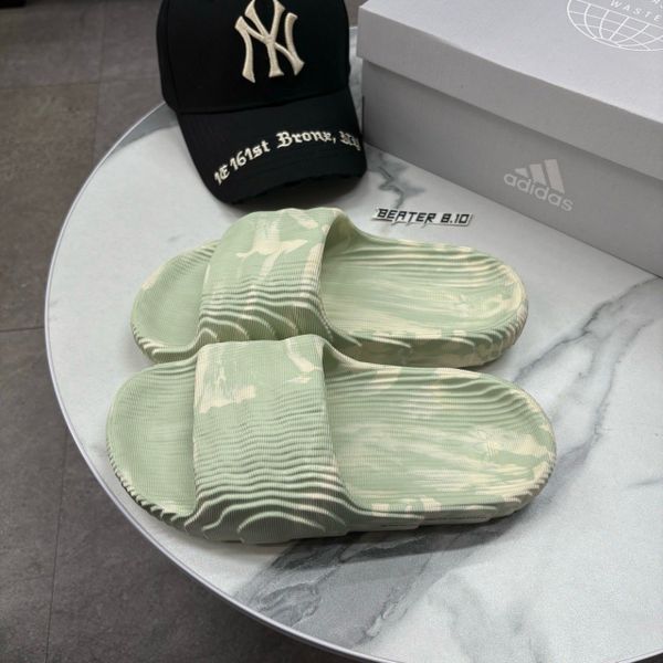 320 - Dép Quai Ngang Adilette 22 Linen Green / Cream White - IG5917