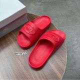 917 - Dép Adidas Adilette Trefoil Badge Slide Green - Red