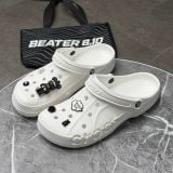 417 - Dép Sandal Clog Unisex Crocs Baya (Trắng / Đen)