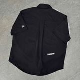 838 - Áo Sơ Mi New Era Yankees Styles Black Woven Shirt - 13957236