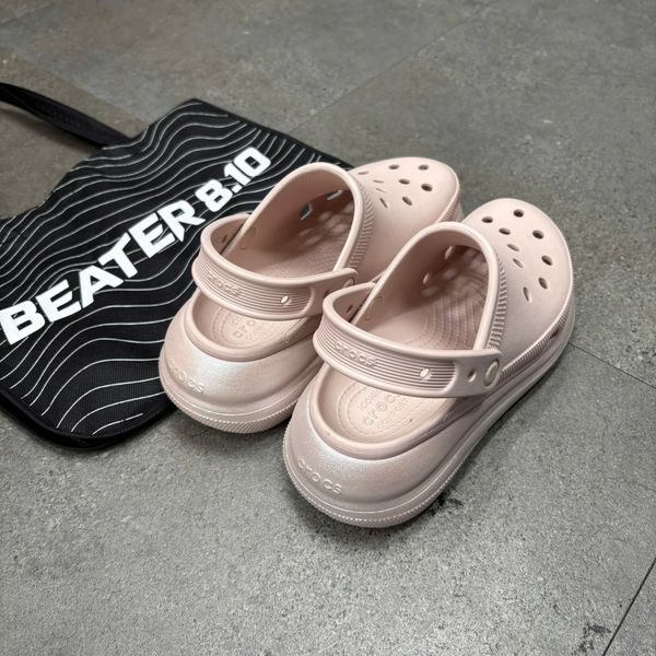 491 - Giày Clog Unisex Crocs Crush Classic Pink - 207521-6UR