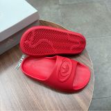 917 - Dép Adidas Adilette Trefoil Badge Slide Green - Red