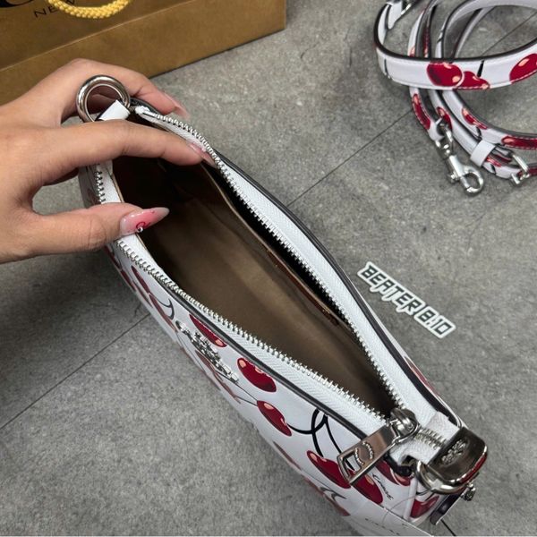 967 - Túi Coach Teri Shoulder Bag With Cherry Print - CZ774 SVCAH