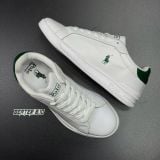 535 - Giày Polo Ralph Lauren Heritatage Court II màu trắng xanh - 0200017659K23