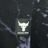 Áo Sweater Under Armour Project Rock Rival Fleece Disrupt Printed Crew Sweatshirt 'Black Grey' - 1373566-001 - 1274