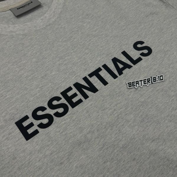 201 - Áo Tee Fear God Essentials Heather Oat SS20