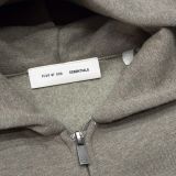 992 - Áo Hoodie Fit Fleece Zip Up Fear of God Essentials Classic 'Homestead' 2025 - 192AS254781F