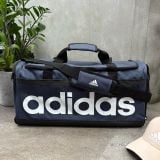 Túi Adidas Duffel Linear Essentials Shadow Navy Cỡ Vừa - HR5349 - 1376