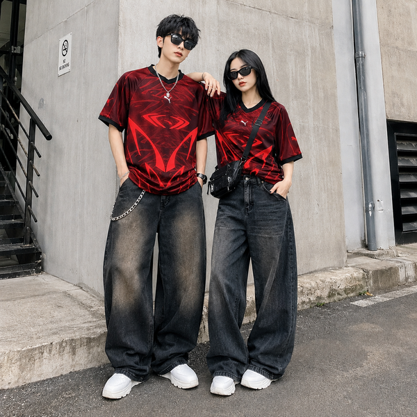 Áo Thun PUMATECH All-Over Print Relaxed Football Jersey Unisex - 632110-11 - 1409