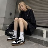 Giày Thể Thao Puma Nữ Indoor Quiet Lux Grey Gum - 400464-01 - 1365
