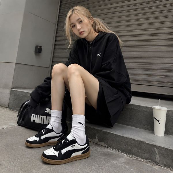 Giày Thể Thao Puma Nữ Indoor Quiet Lux Grey Gum - 400464-01 - 1365
