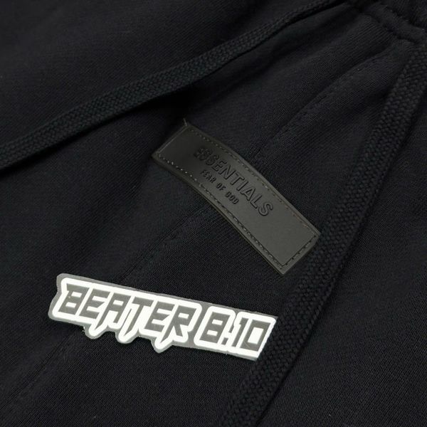 Quần Fear Of God Essentials Relaxed Black Sweatpants - 130BT212170F - 1090