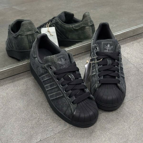 Giày Adidas Superstar 82 Washed Denim 'Black’ - JQ3240 - 1166