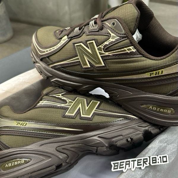 Giày New Balance 740 Brown Green - U7402RH - 1403