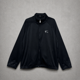 Áo Khoác Zip Nike Contrasting Stand Collar Large Logo  - DQ4222-010 - 1283