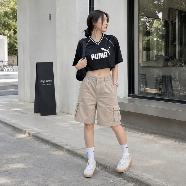 Áo Thun PUMA Essentials Relaxed Cropped - 688114-01 - 1411