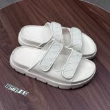 494 - Dép Quai Ngang MLB Chunky Bouncer Two Strap LA Dodgers Trắng - 3ALPCBT33-50WHS