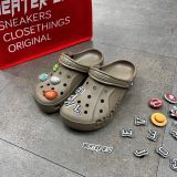 Giày Sandal Clog Unisex Crocs Baya - Khaki - 10126-2V3 - 932