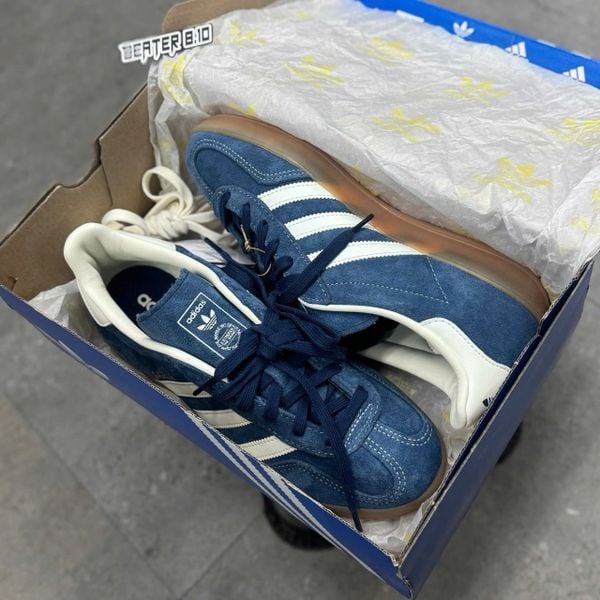 Giày Adidas Originals Gazelle Indoor 'Gold Metallic' - JQ8393 - 1082