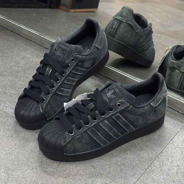 Giày Adidas Superstar 82 Washed Denim 'Black’ - JQ3240 - 1166