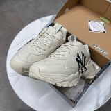 539 - Giày MLB BigBall Chunky Classic Monogram New York Yankees màu đen - 3ASHBMN3N-50BKS