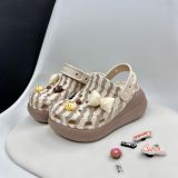 Giày Clog Unisex Crocs Crush Easy Chic - Latte - 211974-2Q9 - 1138