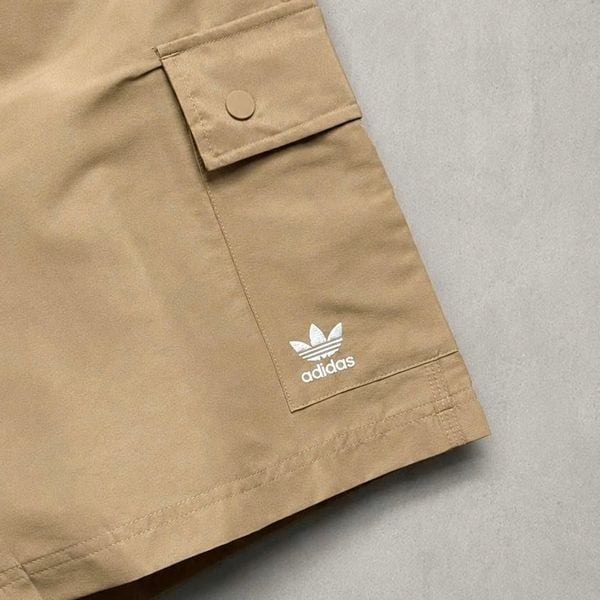 Quần Short Adidas Dệt Túi Hộp Cạp Cao Essentials Cardboard - JY2612 - 1203