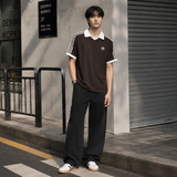 Áo Polo Adidas Waffle Dark Brown  - KB5462 - 1406