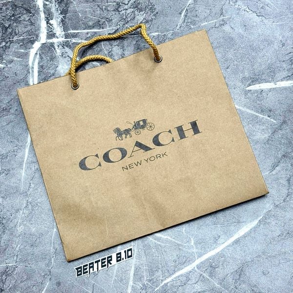 857 - Túi Giấy Coach Quà Tặng Đựng Túi Ví Nhỏ Gọn, Sang Trọng, Lịch Sự