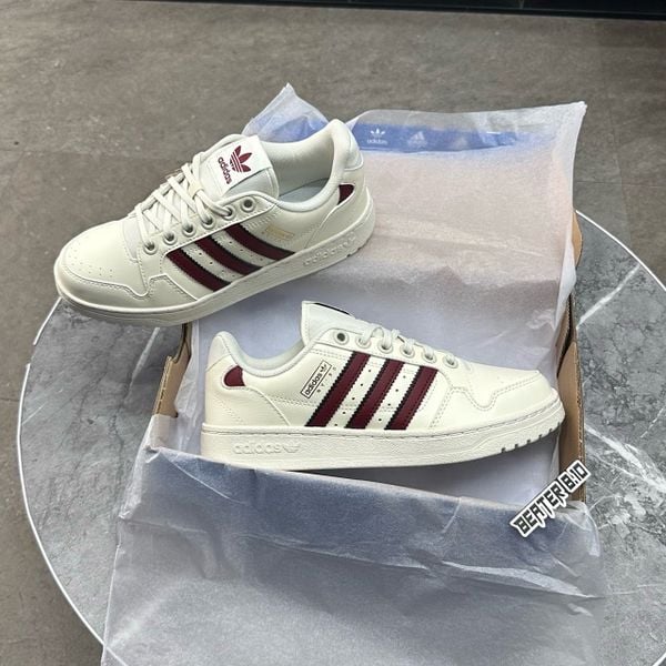 Giày Adidas NY 90 Off White Collegiate Burgundy - H04429 - 1423