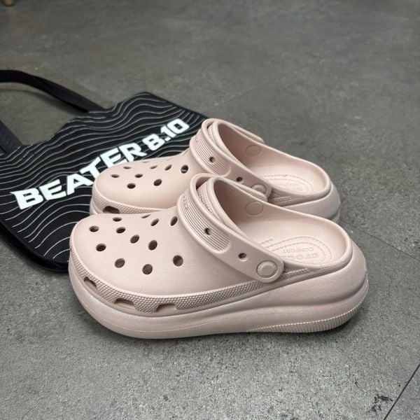491 - Giày Clog Unisex Crocs Crush Classic Pink - 207521-6UR