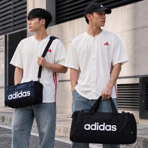 Túi Adidas Duffel Linear Essentials Navy Cỡ Nhỏ - HR5346 - 1377
