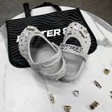 419 - Dép Sandal Clog Unisex Crocs Classic Geometric (Black/ White/ Grey/ Brown/ Beige)