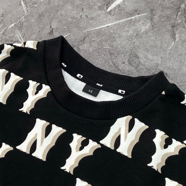 300 - Áo MLB Sweater Monogram NY Logo Overfit New York Yankees - 3AMTM0231