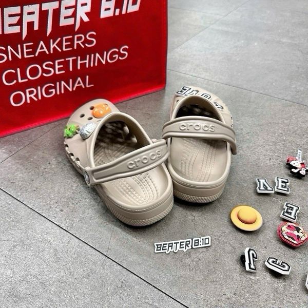 Dép Sandal Crocs Baya Clog Cobblestone - 10126-2V3 - 925