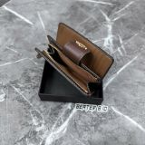 Ví Nữ Coach Medium Corner Zip Wallet Brown Signature - C0082 IME74 - 1154
