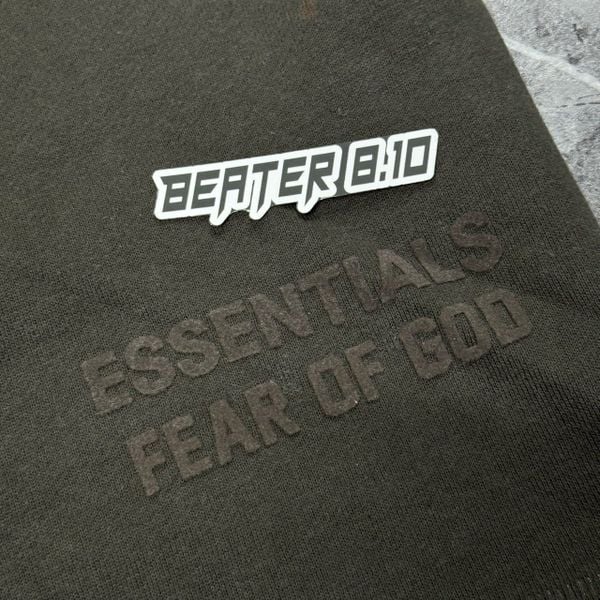 144 - Quần Short Fear Of God Essentials Off - Black 2022