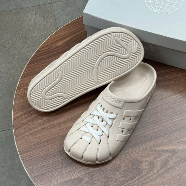 803 - Dép Sục Adidas Adilette Clogs Cream