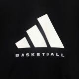 Áo Thun Unisex Adidas Basketball Black White - JX5575 - 1121